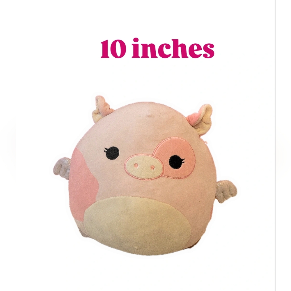 Cute Pink and Cream Cow Plush Set - Picture 3 of 3